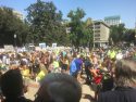 Protesters in Sacramento at Water Rally Aug 20 2018