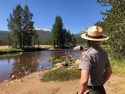 Less smoke visible at Yosemite National Park