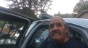 Art Sanchez arrested and being put in patrol car