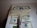 Cash found in the bust