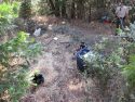 Items found on the ground after the burglary