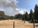 Vegetation Fire near Columbia Airbase Aug 27 2018