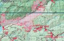 Donnell fire map