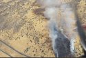 Aerial view of Tulloch Fire on Highway 108
