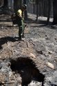 BAER team member from the National Park Service on Ferguson Fire burn scar