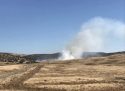 CAL Fire image of Wildcat Fire Oct 12 2018 off Hwy 108 east of Knights Ferry