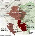 Ferguson Fire, Detwiler Fire, Rim Fire