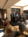 Sac-Joaquin Hall of Fame ceremony Oct 21 2018 Rich Cathcart second from left