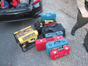 Early Morning Driver Without Headlights Caught Hauling Stolen Stash