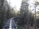 Tuolumne Utilities District flume at the Tuolumne Main Canal