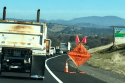 Be prepared to stop sign warning of work zones on Hwy 108-49