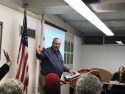 Park Foundation Member Roger Haughton at Sonora High School Board Meeting