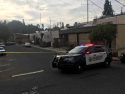 Area cordoned off where package was found