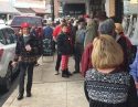 Crowd waiting for the Sonora Bean Feed
