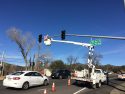 New Jamestown stoplight