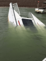 Boat owned by Robert Taylor of Sonora that capsized in the storm Jan 16 2019