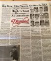Collegiate Baseball feature detailing the 2019 Pre-season HIgh School All-American Team, which includes Sonora High Varsity Player Tyler Matyshock
