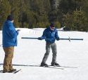 Second manual snowpck reading near Lake Tahoe