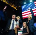 Gavin Newsom and family celebrate election victory
