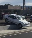 Car wash crash on Mono Way in Sonora