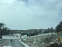 Hwy 4 by Hunt Rd with snow and slush Feb 5 2019