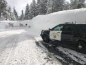 Hwy 4 closure gate Feb 6 2019 San Andreas CHP Photo