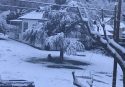Morning snow in downtown Sonora (Archived Photo)