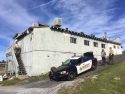 Building where squatters were found inside on Mono Way