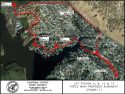 Shows proposed new pipeline on the east side project