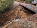 Hwy 26 slip-out near Mokelumne Hill March 4 2019