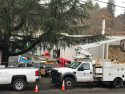 Crews at AT&T building in Sonora