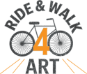 Ride and Walk 4Art logo