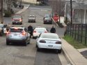Arresst scene on Stewart Street