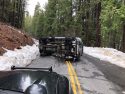 CHP Rollover Crash on Moran Road