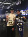 Sonora Wildcat Basketball Player Austin Patterson with Coach Lloyd Longeway