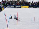 U.S. Ski Team Athlete Keely Cashman finishes a run