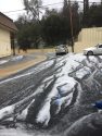 Hail in downtown Sonora