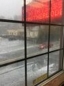 Flooding in downtown Sonora out Clarke Broadcasting window