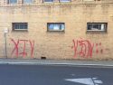 Graffiti near Courthouse Park
