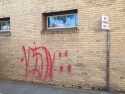 Graffiti near Courthouse Park Photo by Sabrina Biehl