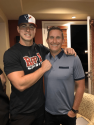 Kahale Warring, picked 86th in the 2019 NFL Draft by the Houston Texans with his agent Chase Callahan of Rep 1 Sports