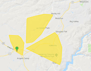 Three Calaveras Power Outages