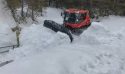Seasonal plowing at Hwy 4 Ebbetts Pass April 9 2019