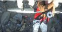 Rescue in the Tuolumne River near the Wards Ferry Bridge