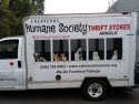 Humane Society Thrift Store truck