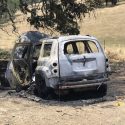 Vehicle Burned By Fire