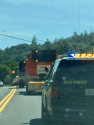 Caltrans reflector placements on Hwy 49-108 May 8 2019