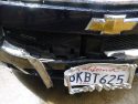 Damage to vehicle in Smock crash