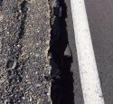 Hwy 49 Mariposa damage detail May 4 2019 Caltrans Photo