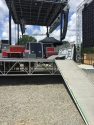 Load-in area backstage at Westside Pavilion